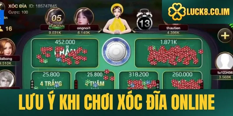 Các chú ý khi chơi xóc đĩa cần biết