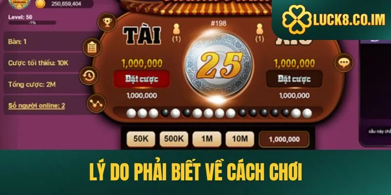 Lý do phải biết về cách chơi